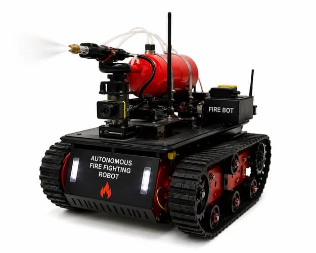 Autonomous Fire Fighting Robot