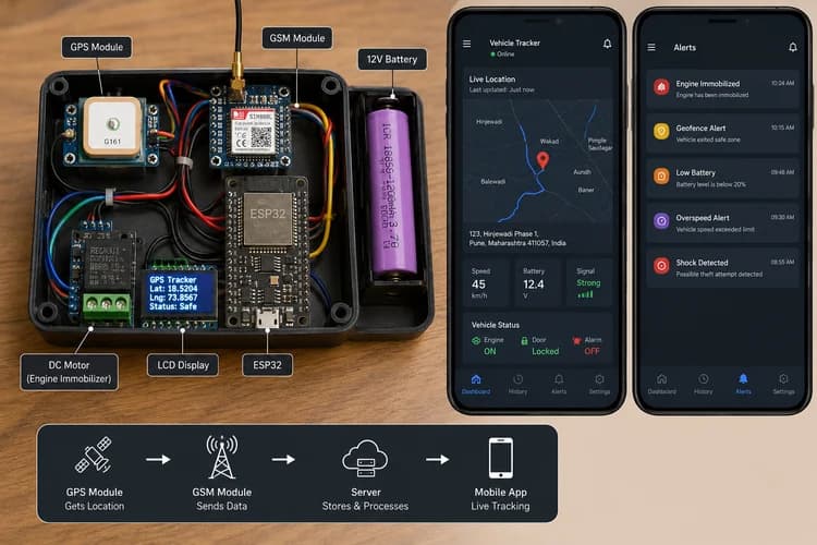 GPS-Based Vehicle Tracking & Theft Detection
