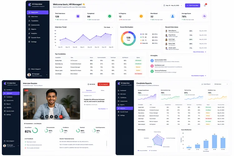 AI Interview & Communication Assessment Platform