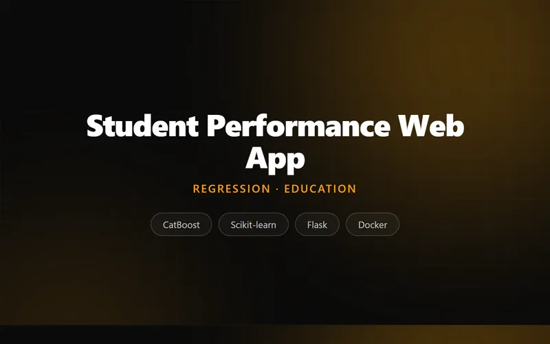 Student Performance Prediction Web App