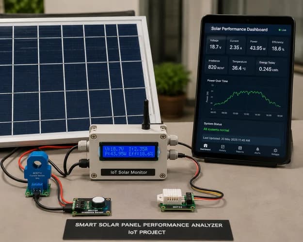 Smart Solar Panel Performance Analyzer