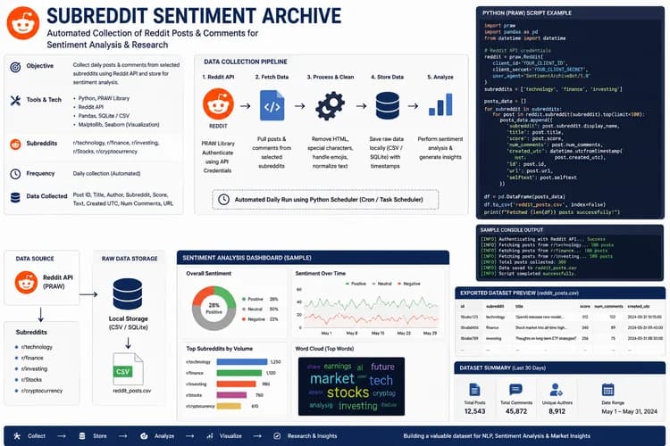 Subreddit Sentiment Archive
