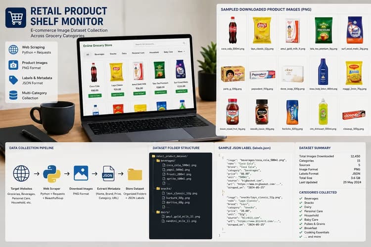 Retail Product Shelf Monitor