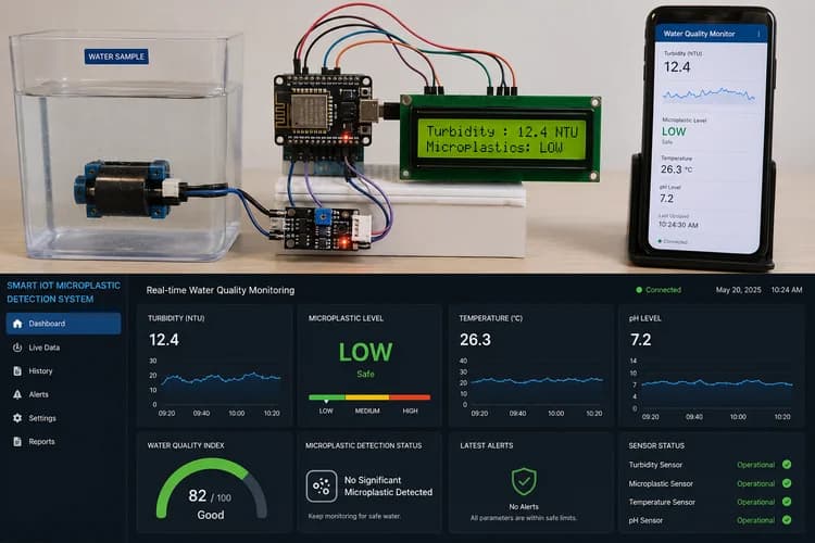 Sensor for Detection of Microplastics in Water